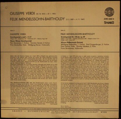 Amadeo AVRS 6460 St - Streichquartett e-moll / Streichquintett N - Image 2