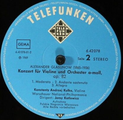 Telefunken 6.42078 - Violin Concertos - Image 4