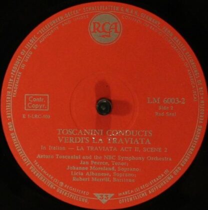 RCA LM 6003 (2) - LaTraviata (Complete Opera) - Image 6