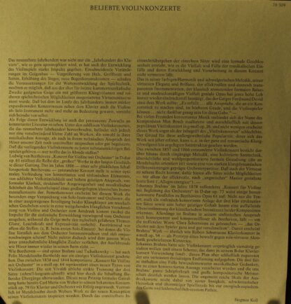 CBS B 7839 - Beliebte Violinkonzerte - Image 4