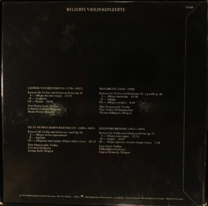 CBS B 7839 - Beliebte Violinkonzerte - Image 2