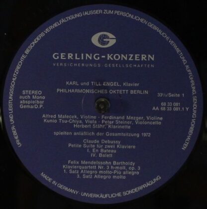 Gerling 6833 081 - Petite Suite Für Klavier / Klavierquartett Nr - Image 6