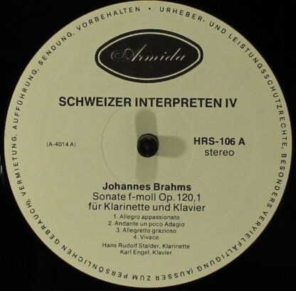 Armida HRS-106 - Schweizer Interpreten (IV) - Image 3