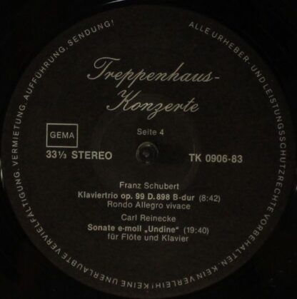 Not On Label TK0906-83/0806-83 - Die Treppenhaus-Konzerte, Auswa - Image 5