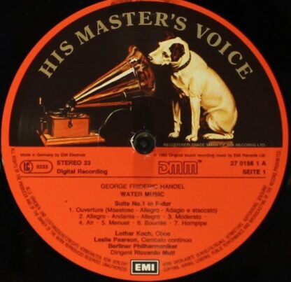 His Master's Voice 067 27 0156 1 - Wassermusik / Water Music - Image 5