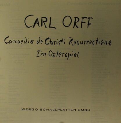 WERGO WER 3004 - Ein Osterspiel - Comoedia De Christi Resurrecti - Image 4