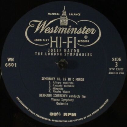 Westminster XWN 18323 - London Symphonies No. 95 And 96 - Image 4