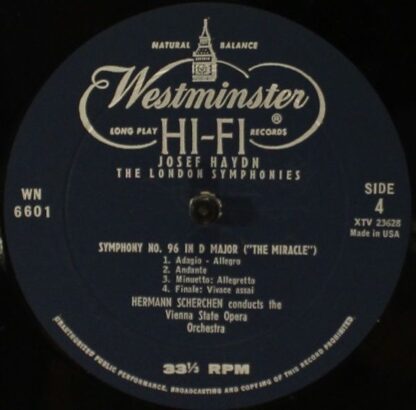 Westminster XWN 18323 - London Symphonies No. 95 And 96 - Image 3