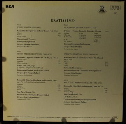 Erato ZL 30570 - Eratissimo - Image 6