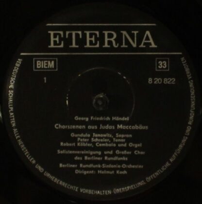 Eterna 8 20 822 - Chorszenen Aus Judas Maccabäus - Image 4