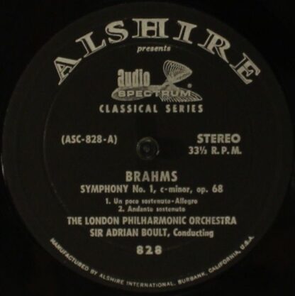Alshire ASC-828 - Symphony No. 1 - Image 4