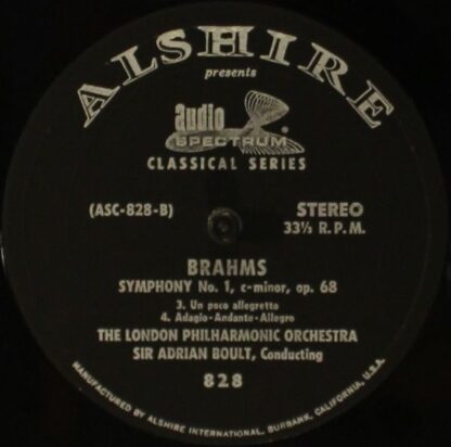 Alshire ASC-828 - Symphony No. 1 - Image 3