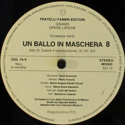 Fratelli Fabbri Editori FFE 268250 - Un Ballo In Maschera 4 - Image 5