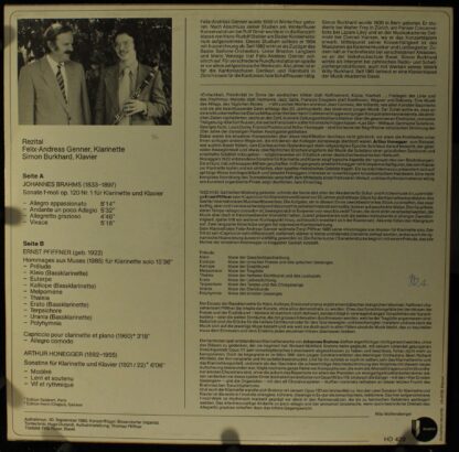 Duraphon HD 429 - Sonate F-Moll Op 120, Hommage Aux Muses, Sonat - Image 2