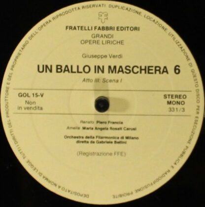 Fratelli Fabbri Editori FFE 268243 - Un Ballo In Maschera 3 - Image 5