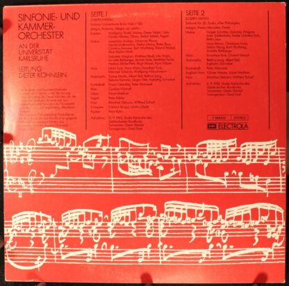 Not On Label F 668.222 - Sinfonia Concertante B-Dur, HOB I/105 - Image 2