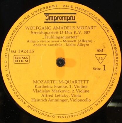 Impromptu SM 192415 - Lerchenquartett / Frühlingsquartett - Image 3
