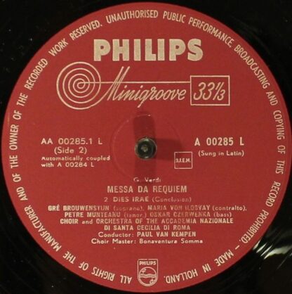Philips A 00284/285 - Requiem - Image 5