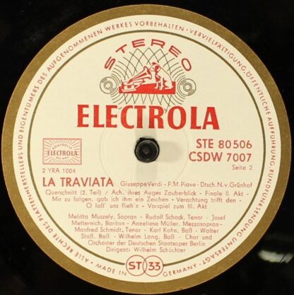 Die Stimme Seines Herrn STE 80 506 - La Traviata (Großer Quersch - Image 4