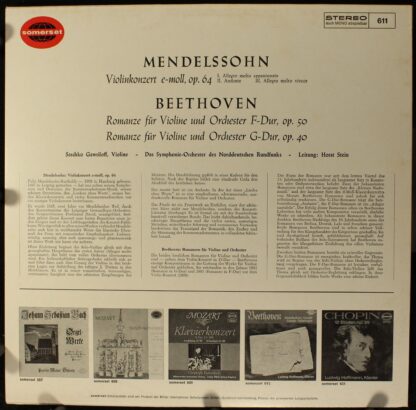 Somerset 611 - Romanzen F-Dur Und G-Dur - Image 2