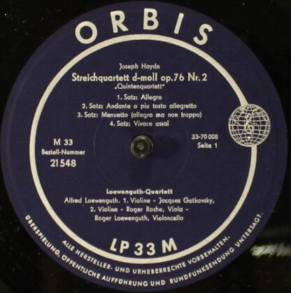 Orbis 21548 - Streichquartett D-moll, Op. 76, Nr. 2 "Quintenquar - Image 3