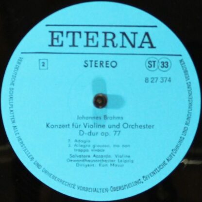 Eterna 8 27 374 - Konzert Für Violine Und Orchester D-dur Op. 77 - Image 4