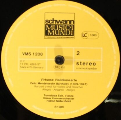 Schwann Musica Mundi VMS 1208 - Virtuose Violinkonzerte - Image 4