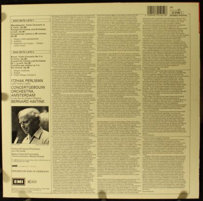 His Master's Voice EL 27 0105 1 - Violin Concertos / Violinkonze - Image 2