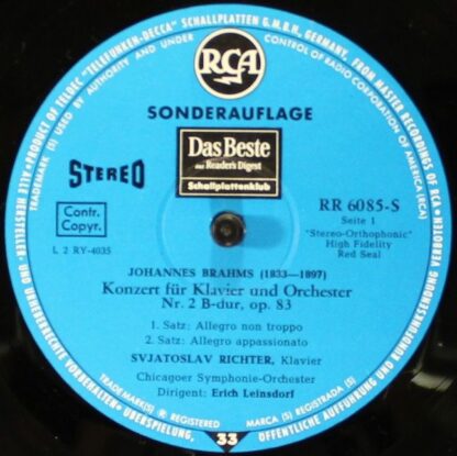 Das Beste Reader's Digest RR 6085-M, RR 6085 - Klavierkonzert Nr - Image 3