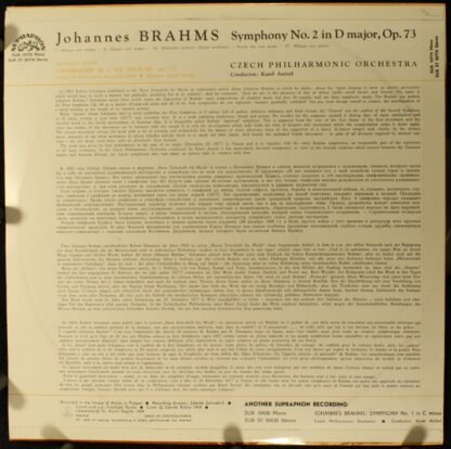 Supraphon SUA ST 50774 - Symphony No. 2 - Image 2