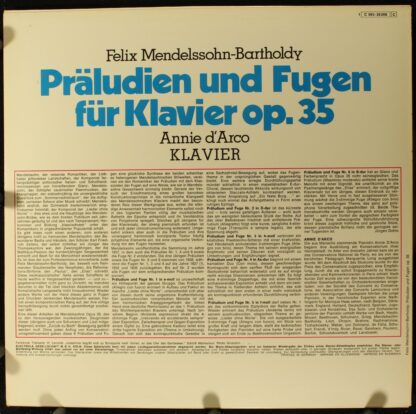 EMI Electrola 1 C 063 - 28 208 - Präludien und Fugen für Klavier - Image 2