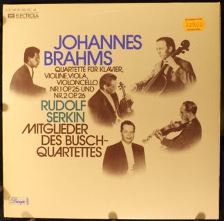EMI Electrola 1C 147-01 555/56 M - Quartette Für Klavier, Violin