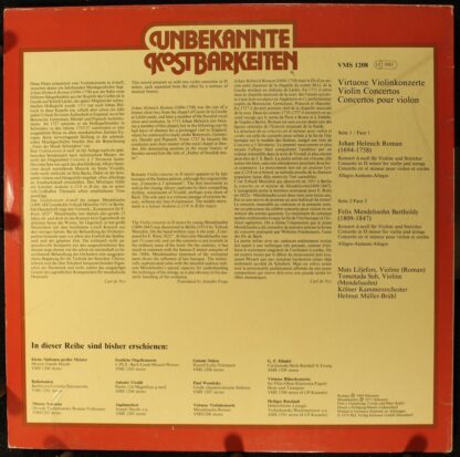 Schwann Musica Mundi VMS 1208 - Virtuose Violinkonzerte - Image 2
