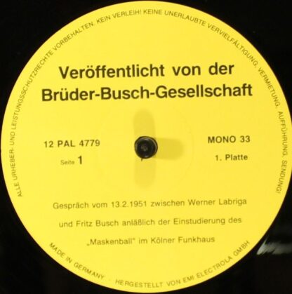 Not On Label 12 Pal 4783 - Ein Maskenball - Image 9