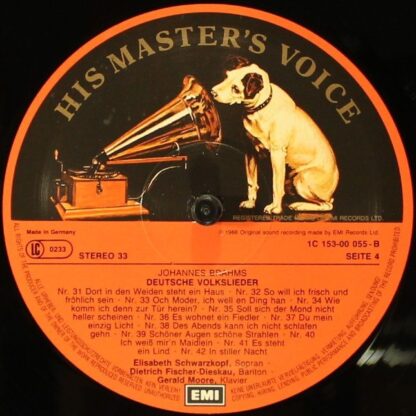 His Master's Voice 1c 153-00 054/55 - Deutsche Volkslieder - Image 5