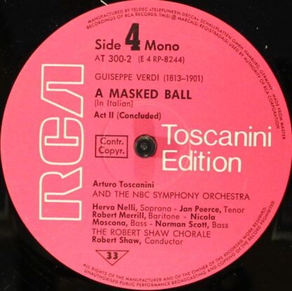 RCA Red Seal AT 300 / 1-3 - Un Ballo In Maschera - Image 11