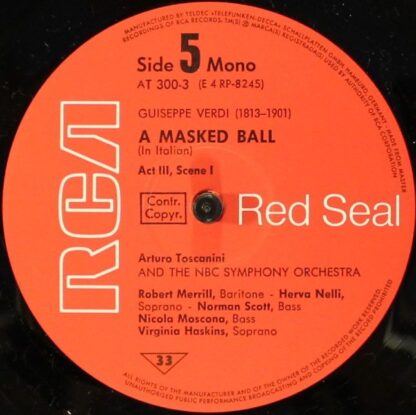 RCA Red Seal AT 300 / 1-3 - Un Ballo In Maschera - Image 8