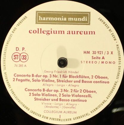 Harmonia Mundi Schallplattengesellschaft HM 30921 XK - Meister D - Image 6