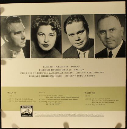Electrola WALP 505/WALPS 506 - Ein Deutsches Requiem - Image 4