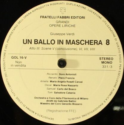 Fratelli Fabbri Editori FFE 268250 - Un Ballo In Maschera 4 - Image 5
