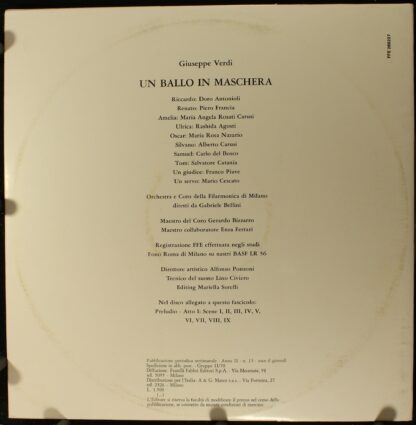 Fratelli Fabbri Editori FFE 268227 - Un Ballo In Maschera 1 - Image 2