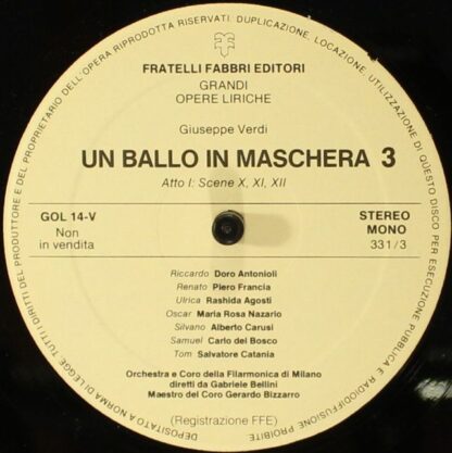 Fratelli Fabbri Editori FFE 268235 - Un Ballo In Maschera 2 - Image 5