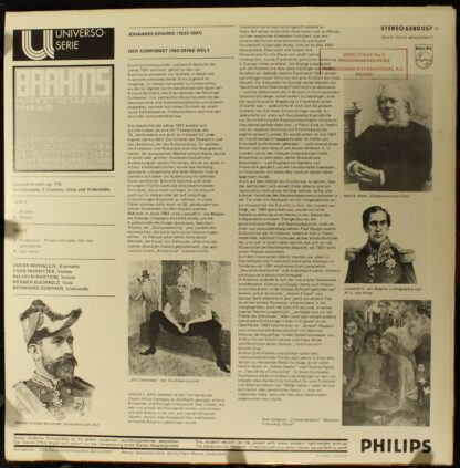 Philips 6580 057 - Klarinettenquintet H-moll, Op. 115 - Image 2