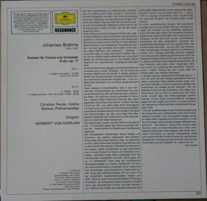 Deutsche Grammophon 2535 353 - Violinkonzert D-Dur - Image 2