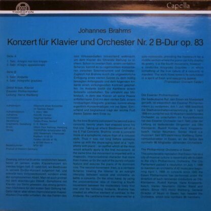 Thorofon MTH 327 - Klavierkonzert N°2 (B-Dur Op.83) - Image 2