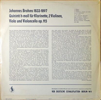 Eterna 8 20 366 - Quintett H-moll Für Klarinette, 2 Violinen, Vi - Image 2