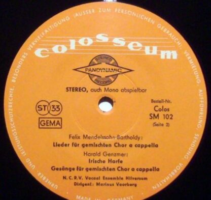 Colosseum Colos StM 102 - Mendelssohn Genzmer - Image 3