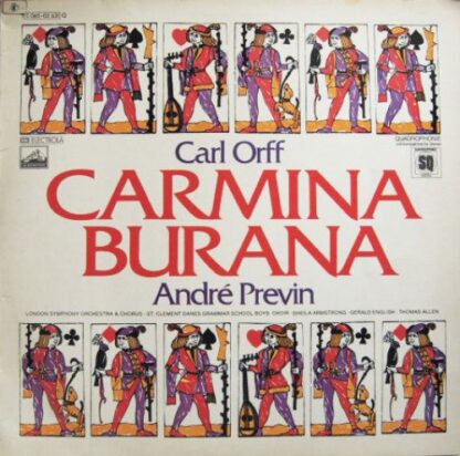 EMI SFGLP 78 438 - Carmina Burana - Image 2