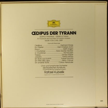 Deutsche Grammophon 2740 227 - Oedipus Der Tyrann - Image 2
