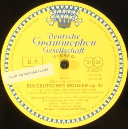 Deutscher Schallplattenclub J 822/1 - Ein Deutsches Requiem - Image 6